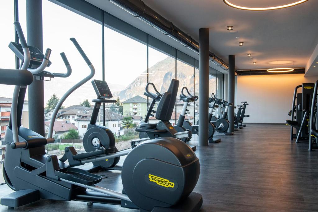 Fitness centrum a/nebo fitness zařízení v ubytování Hotel Ideal Park