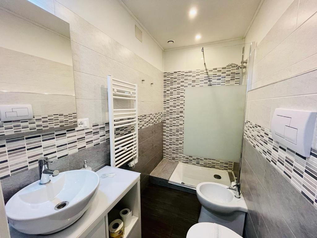 Koupelna v ubytování Appunti Di Viaggio Guesthouse