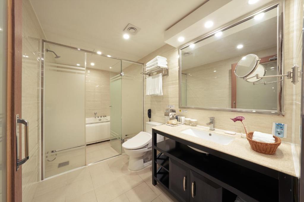 Koupelna v ubytování Gyeongju GG Tourist Hotel