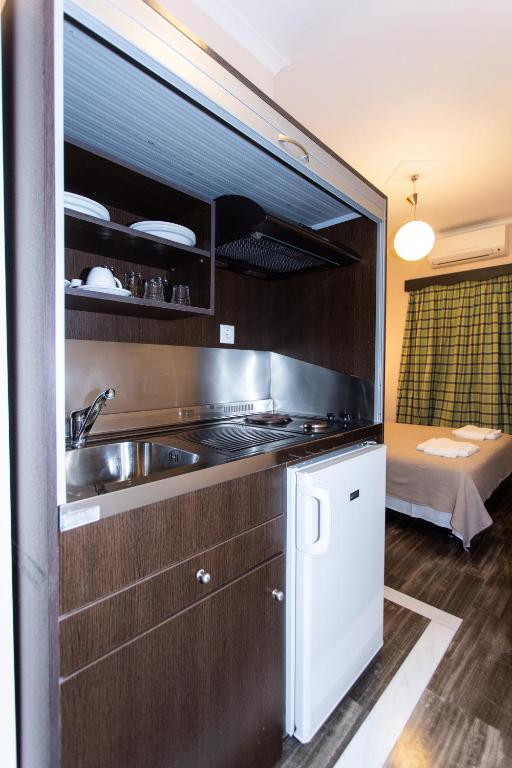 A kitchen or kitchenette at Villa Vasso