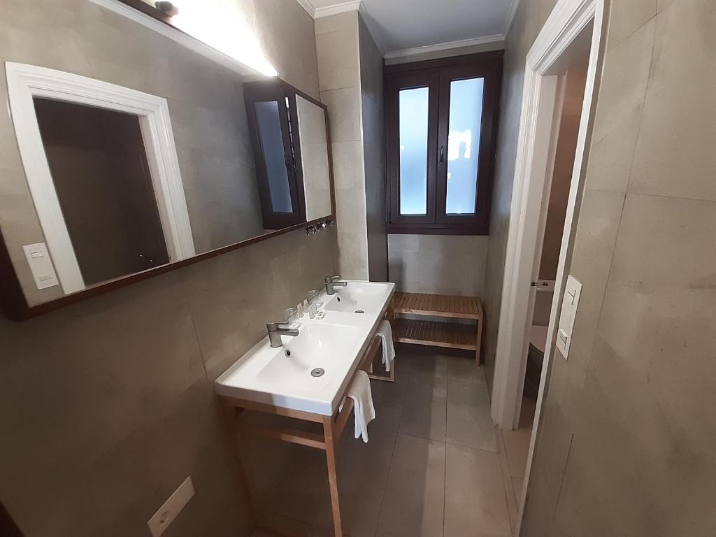 Koupelna v ubytování Hotel Photo Zabalburu