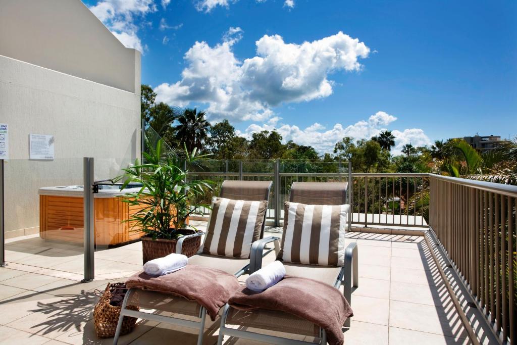 Noosa Tropicana - Appartement Sur Le Toit D'une Chambre Avec Spa