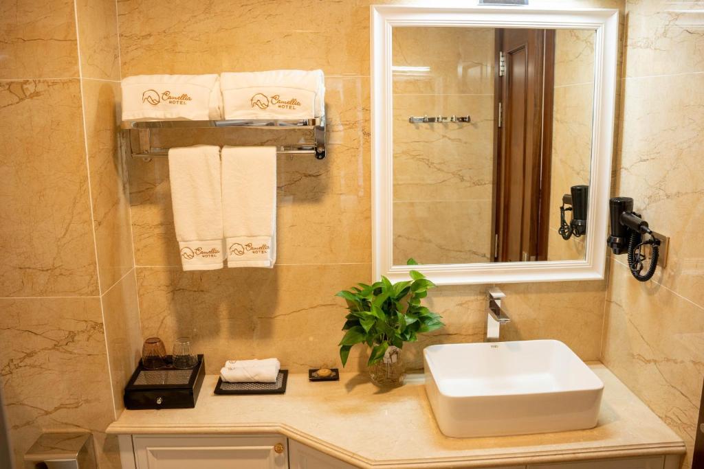 Camellia Luxury Hotel Tam Đảo - Zimmer Mit Queensize-Bett Und Balkon