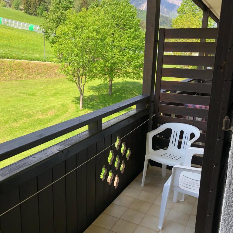 Balkón nebo terasa v ubytování Hotel Davost