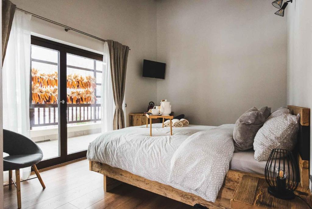 Posteľ alebo postele v izbe v ubytovaní Coste del Gaggio - Country House B&B - Garda Trentino