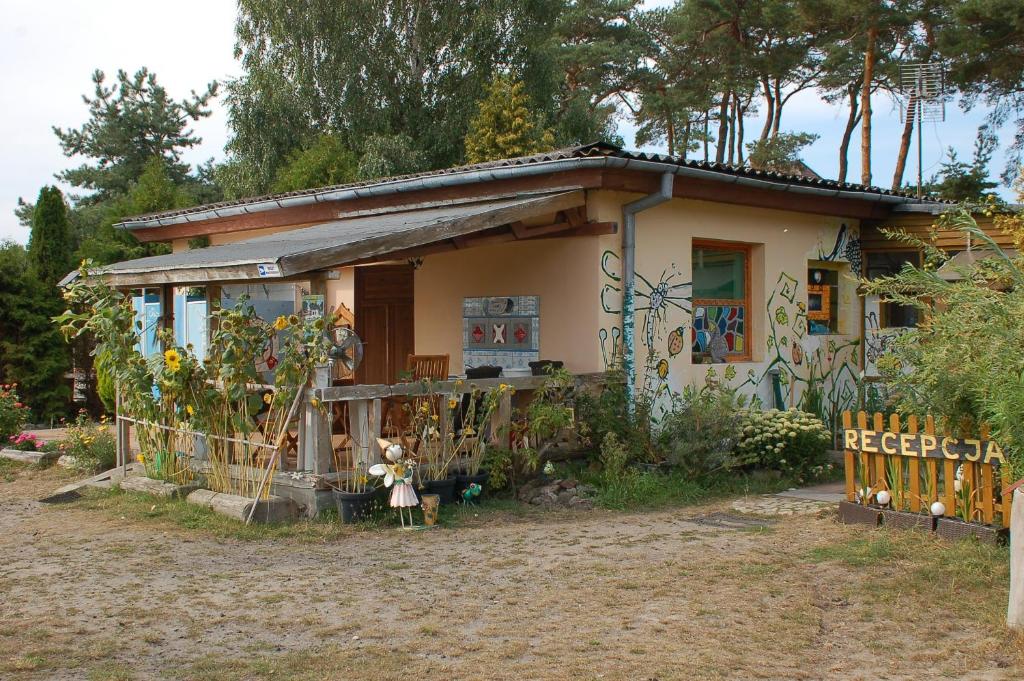 Zahrada ubytování Camping Rogowo