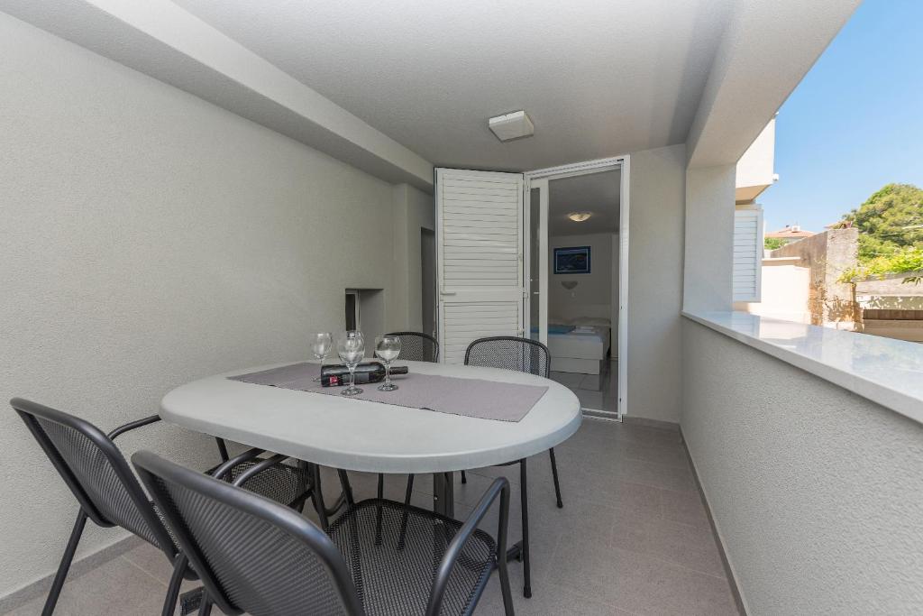 Balkón alebo terasa v ubytovaní Apartments M&A