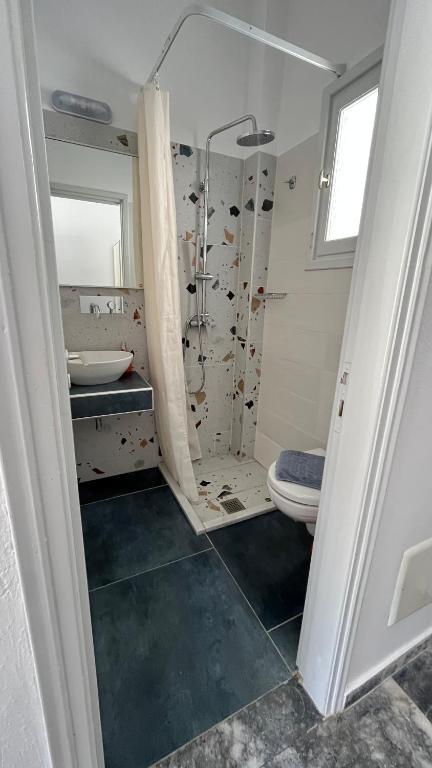 Vannituba majutusasutuses Meropi Rooms
