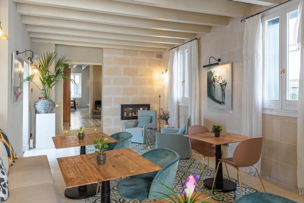 Posezení v ubytování Hotel Boutique Can Sastre