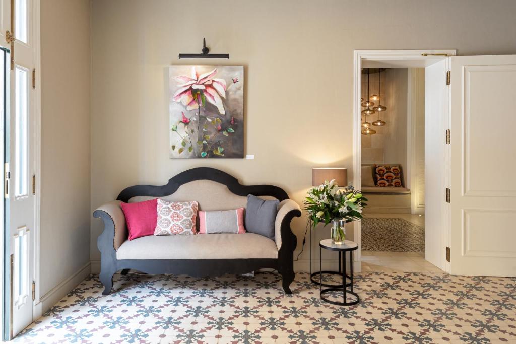 Posezení v ubytování Hotel Boutique Can Sastre