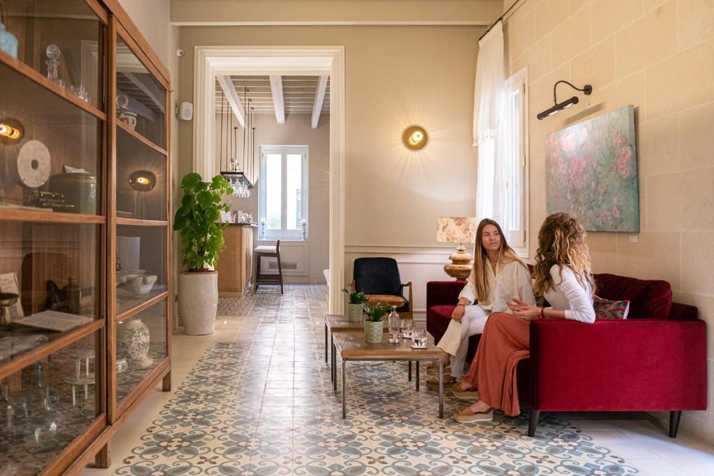 Posezení v ubytování Hotel Boutique Can Sastre