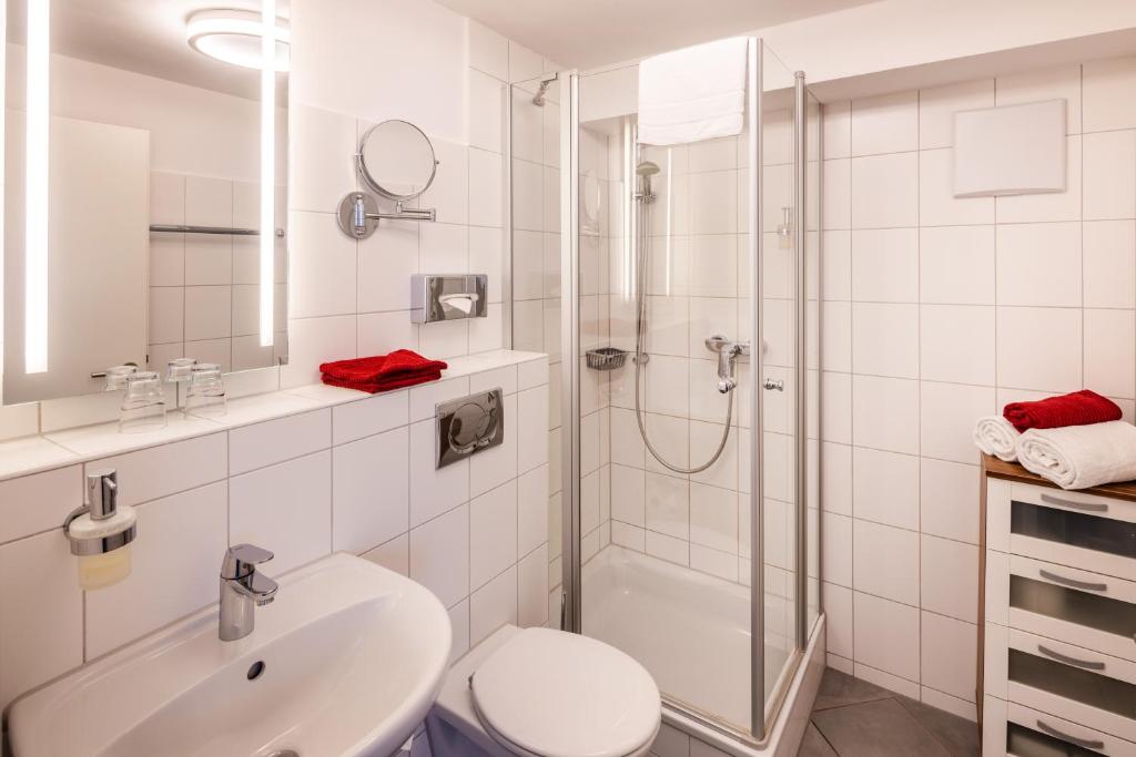 Koupelna v ubytování Hotel Peterhof - urban lifestyle Kempten