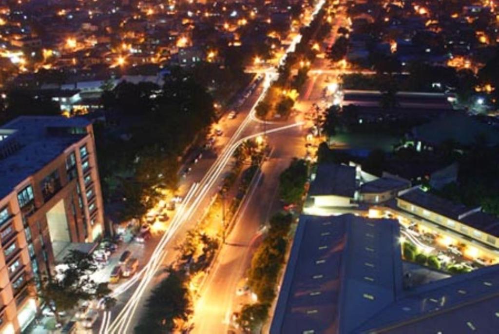 Letecký snímek ubytování GV Hotel - Davao