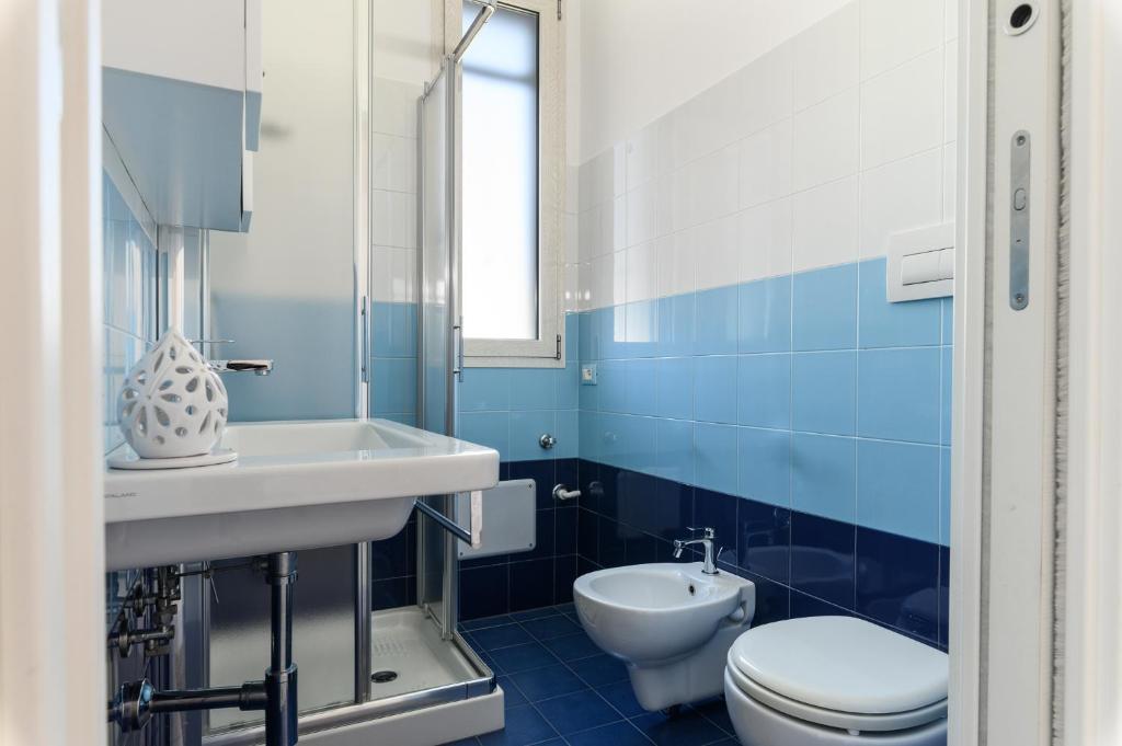 Koupelna v ubytování Casa Maiolica