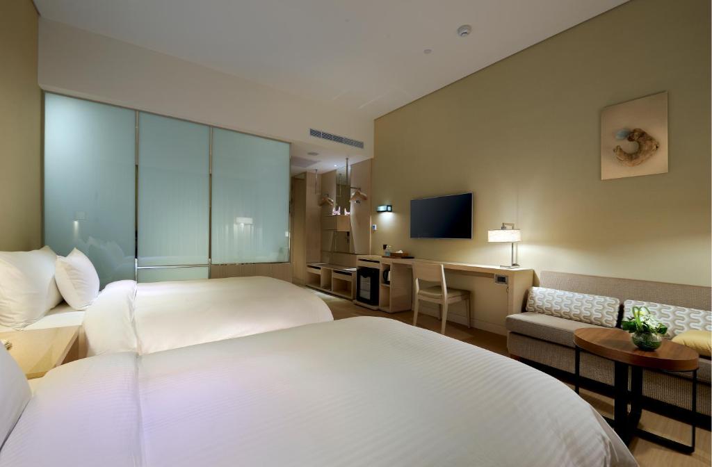 Chihpen Century Hotel - Salle Jumelle Standard Avec Vue Sur La Montagne