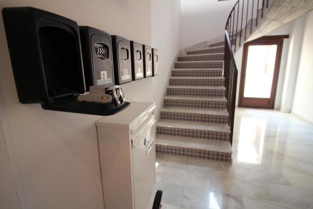 Kuchyň nebo kuchyňský kout v ubytování GLORIA SUITES