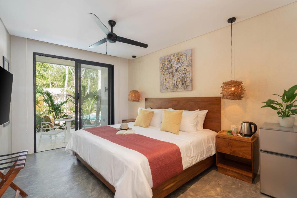 Suites at TreeTops Tulum - 带游泳池的国王室