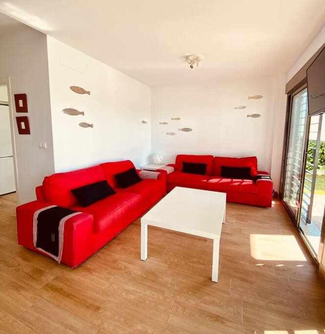 Część wypoczynkowa w obiekcie Chalets conilizate 12 pax piscina 300mts playa