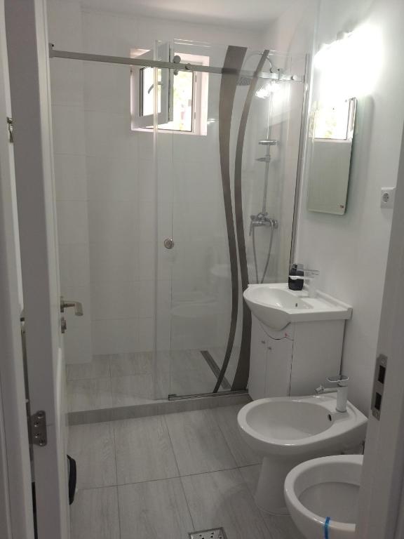 Koupelna v ubytování Apartament max. confort