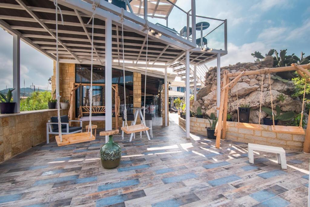Balkon lub taras w obiekcie Mirage Arillas Studio Type B14
