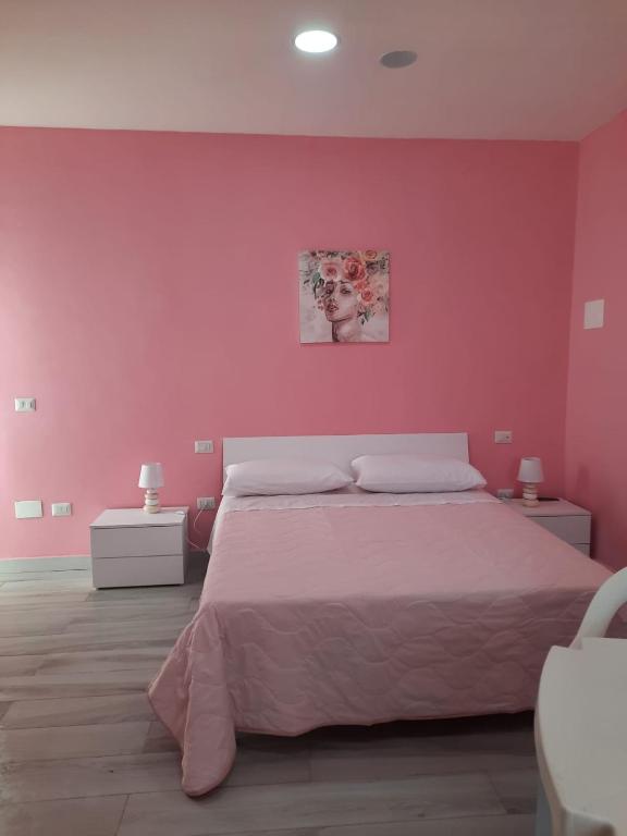 Postel nebo postele na pokoji v ubytování Villa MIRIAM