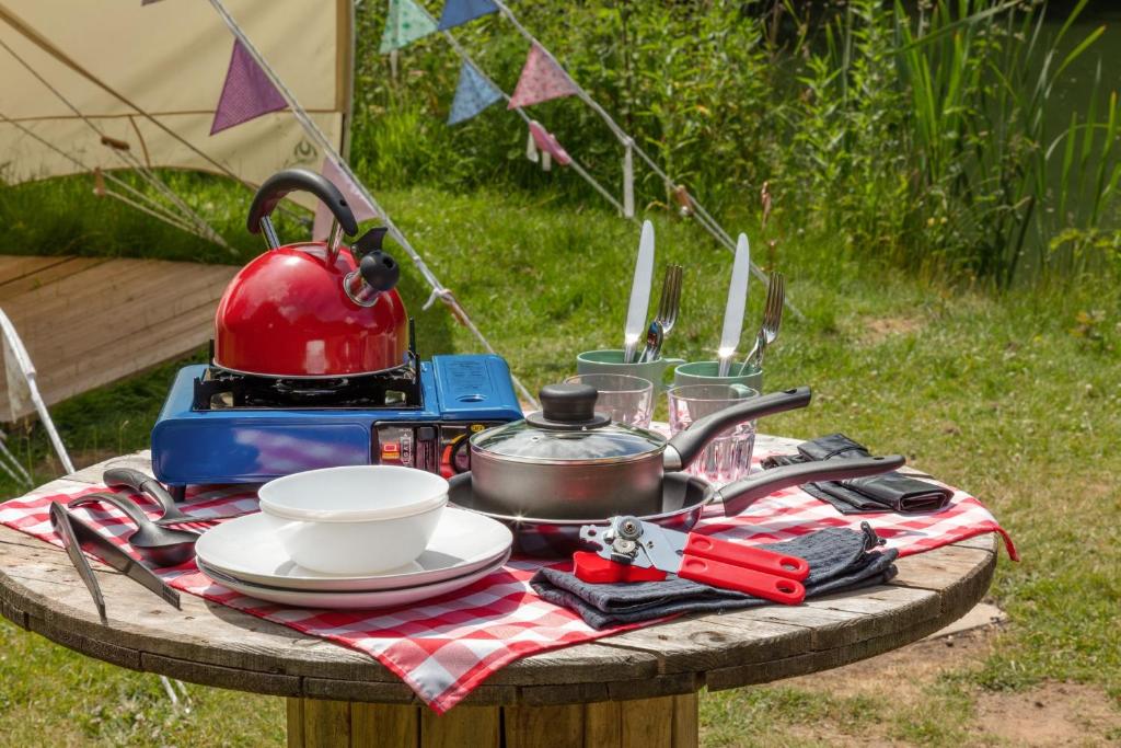 Zahrada ubytování Lloyds Meadow Glamping