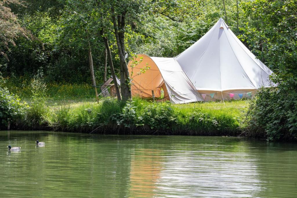 Příroda nedaleko luxury tent