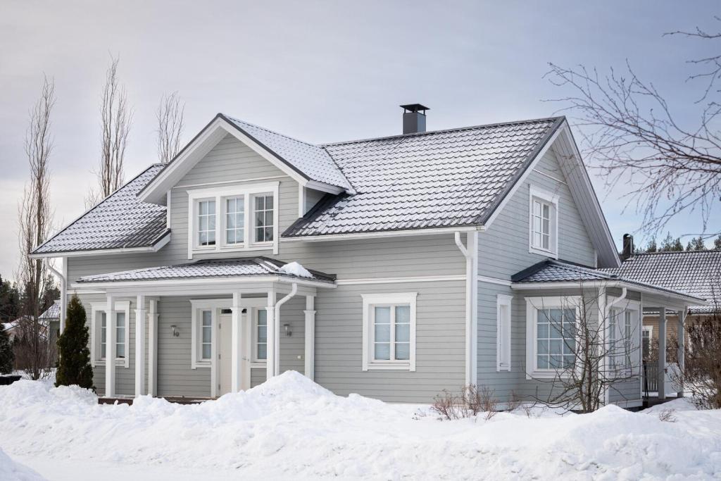Kış mevsiminde The Grey House