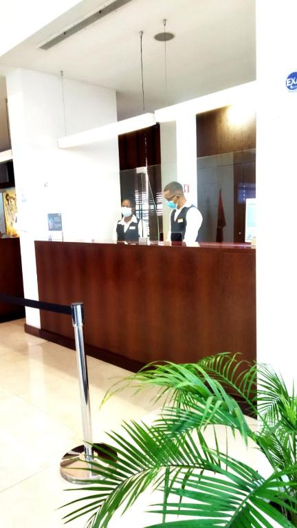 Vstupní hala nebo recepce v ubytování Skyna Hotel Luanda