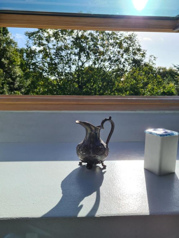 Příslušenství pro přípravu čaje a kávy v ubytování Chambre Miro - Closeries du Golfe