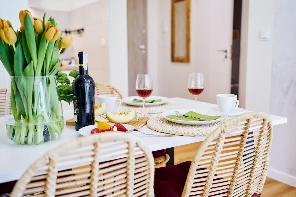 Nápoje v ubytovaní Blanca Apartamenty Polanica-Zdrój, Polanica Residence
