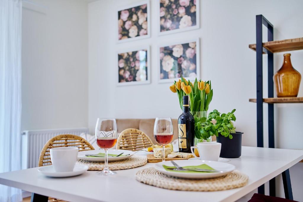 Nápoje v ubytovaní Blanca Apartamenty Polanica-Zdrój, Polanica Residence