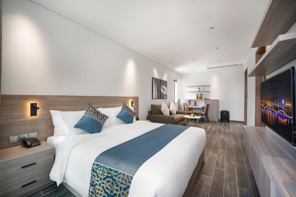 Postel nebo postele na pokoji v ubytování The Dream Suite