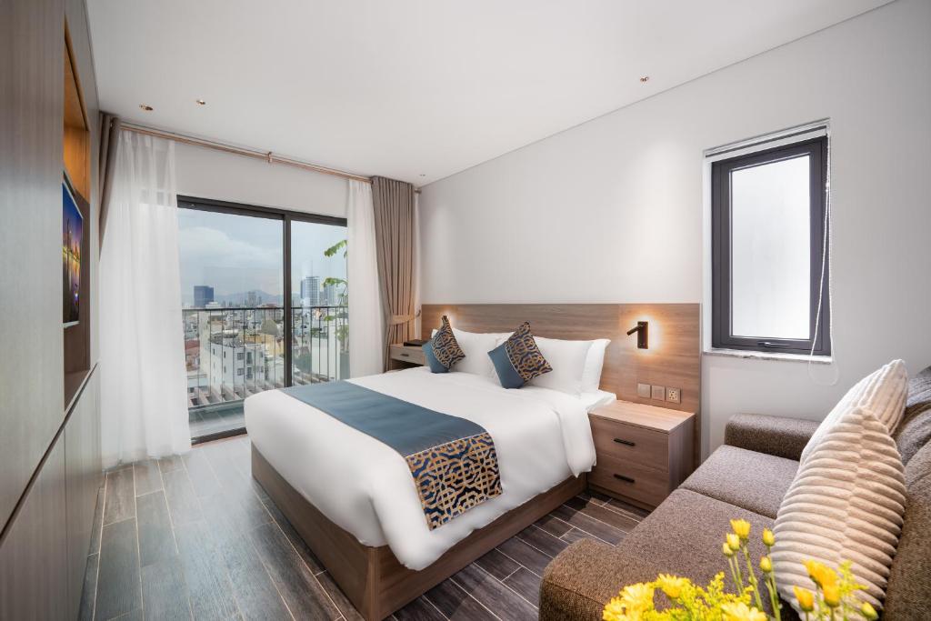 Postel nebo postele na pokoji v ubytování The Dream Suite