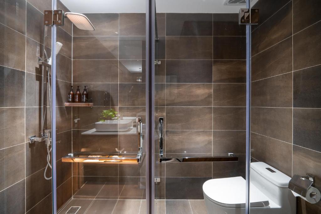 Koupelna v ubytování The Dream Suite