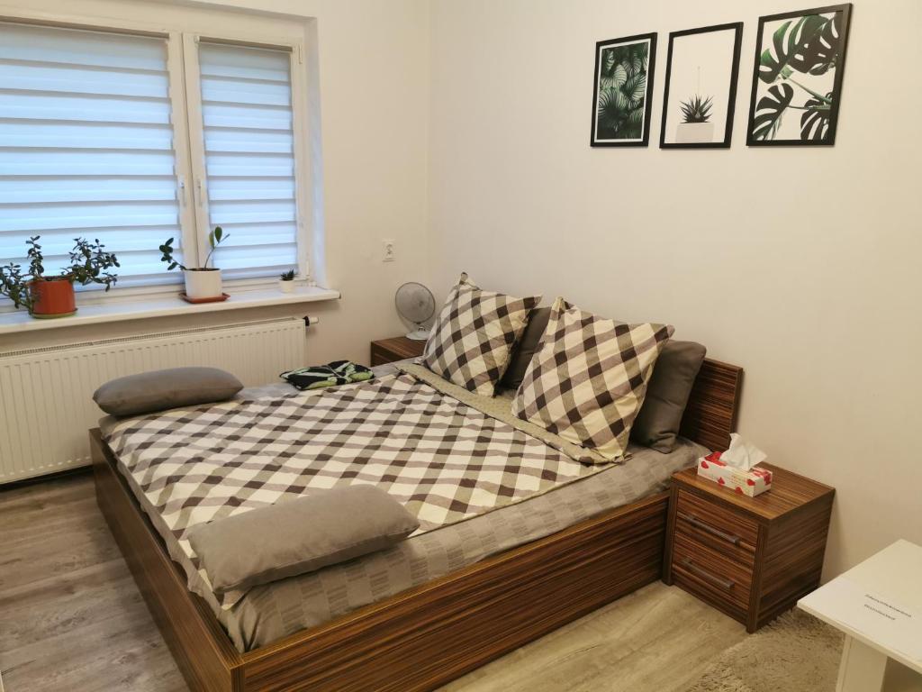 Postel nebo postele na pokoji v ubytování Opole Apartament Mieszkanie u Łukasza