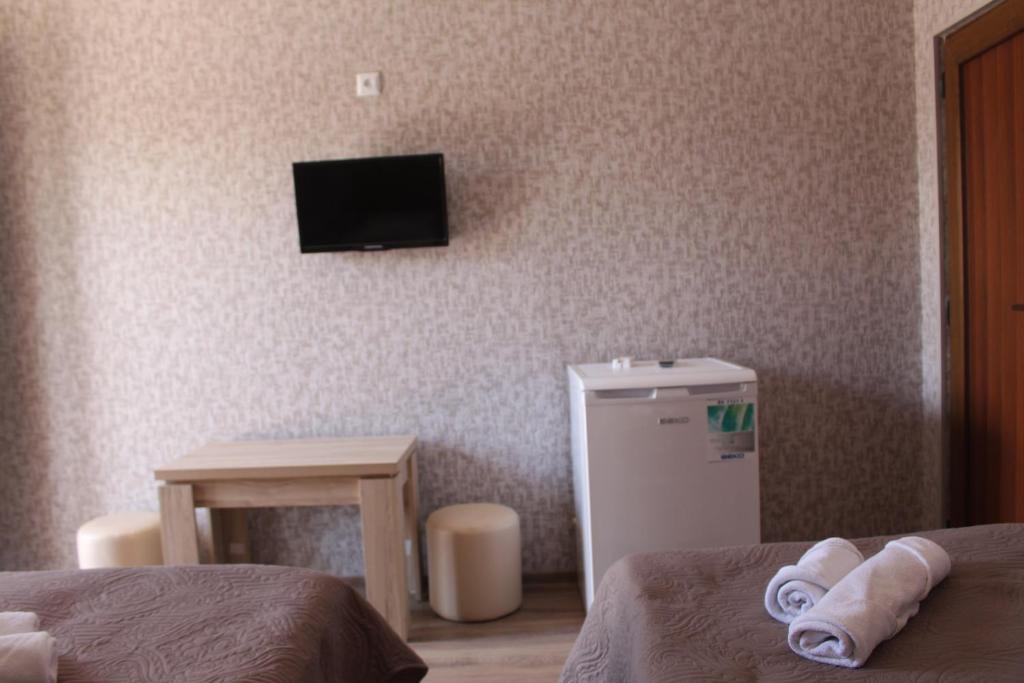TV a/nebo společenská místnost v ubytování Hotel Rabati