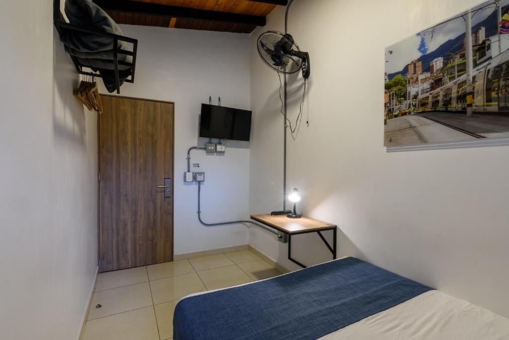 Postel nebo postele na pokoji v ubytování Med la palma