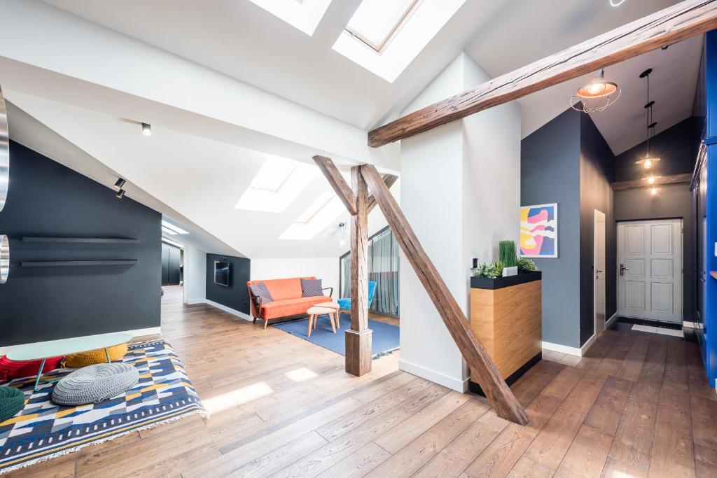 Posedenie v ubytovaní Wegierska Luxury Loft WAWELOFTS