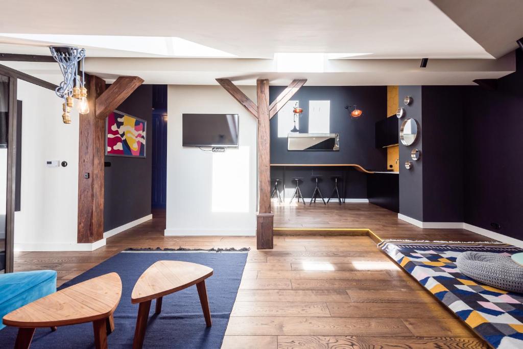 Posedenie v ubytovaní Wegierska Luxury Loft WAWELOFTS