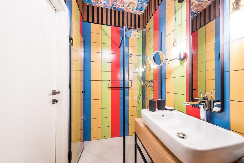Kúpeľňa v ubytovaní Wegierska Luxury Loft WAWELOFTS