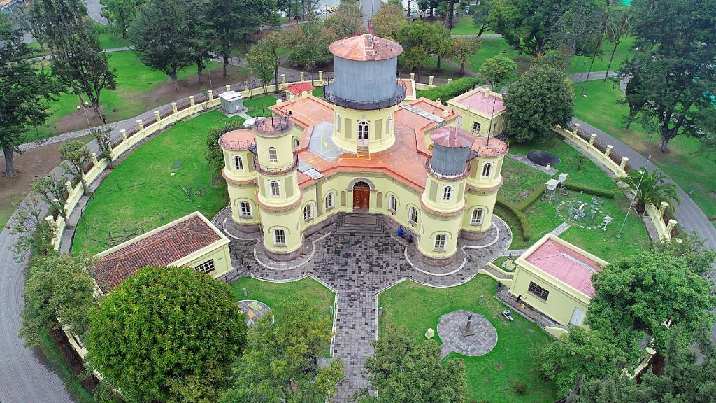 Letecký snímek ubytování Olympus Plaza