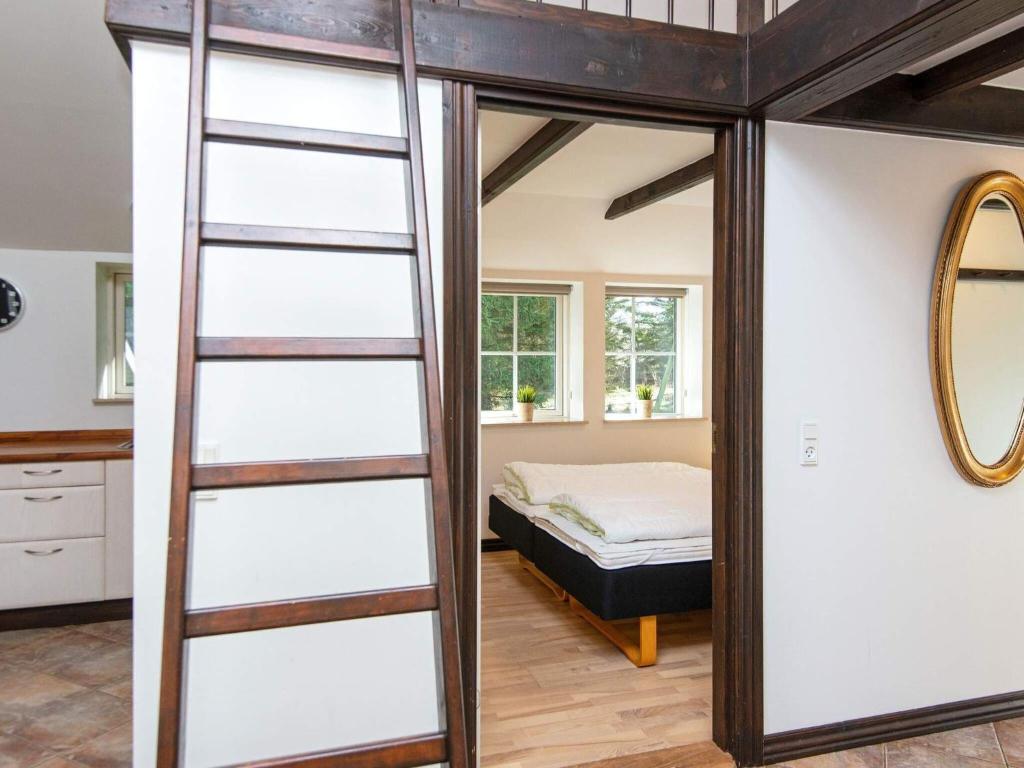 Postel nebo postele na pokoji v ubytování Holiday home Toftlund XLII