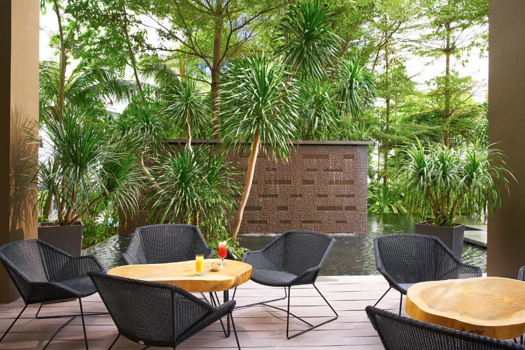Vườn quanh Quincy Hotel Singapore by Far East Hospitality