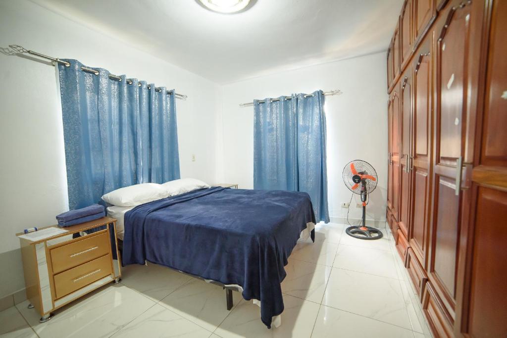 Postel nebo postele na pokoji v ubytování Ideal family place Jarabacoa.