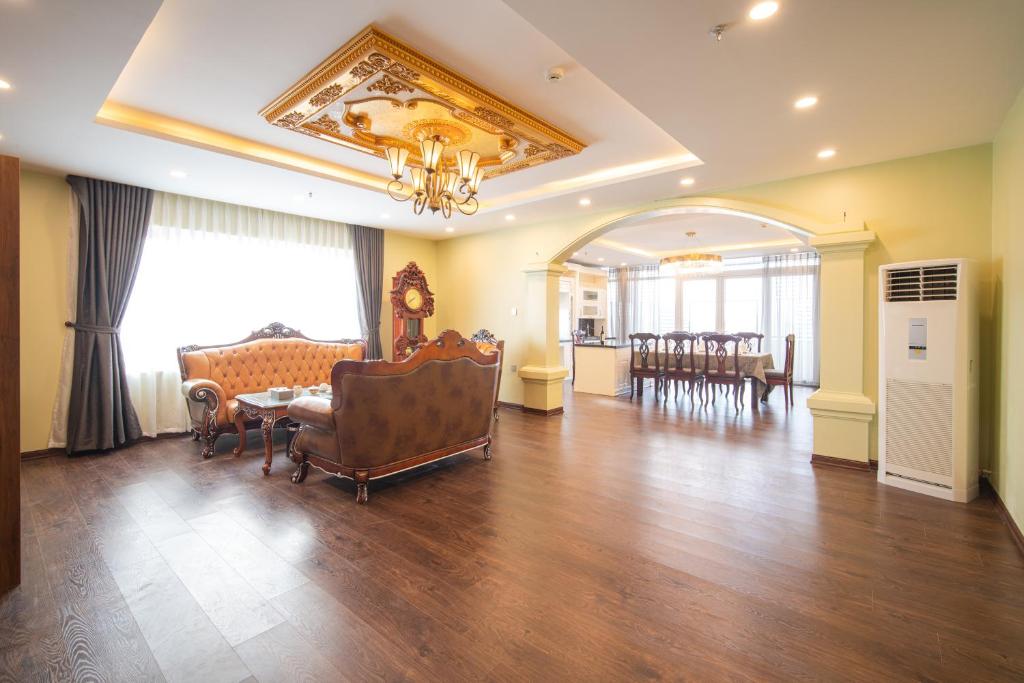 Posezení v ubytování Le Indochina Hotel & Beach Da Nang City