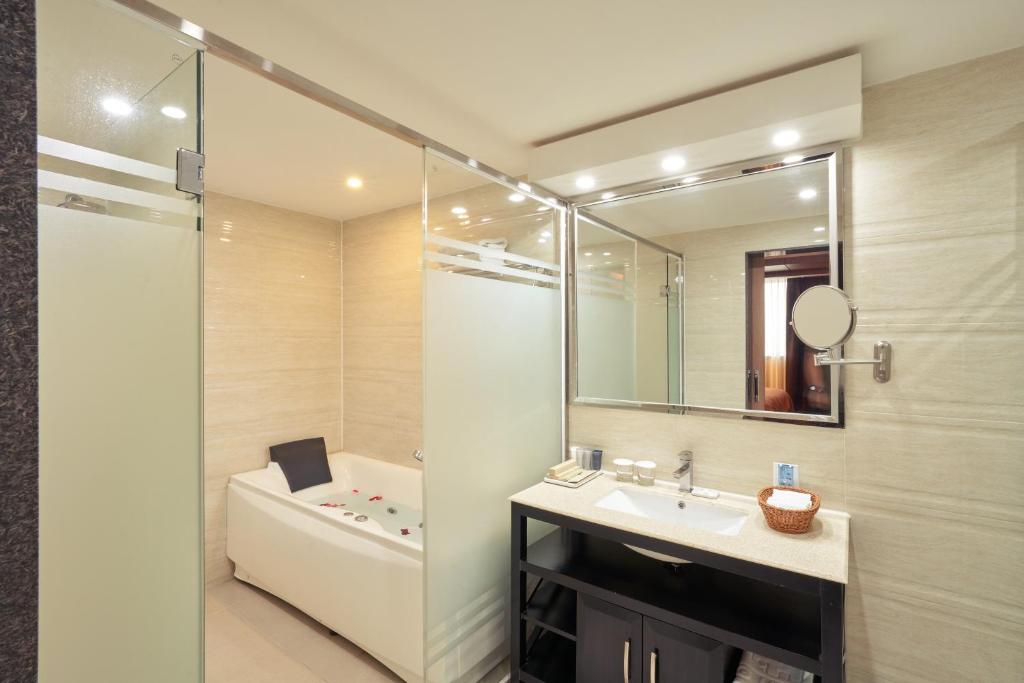 Koupelna v ubytování Gyeongju GG Tourist Hotel