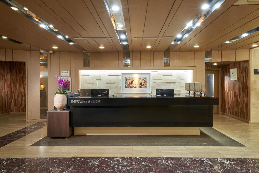 Vstupní hala nebo recepce v ubytování Gyeongju GG Tourist Hotel