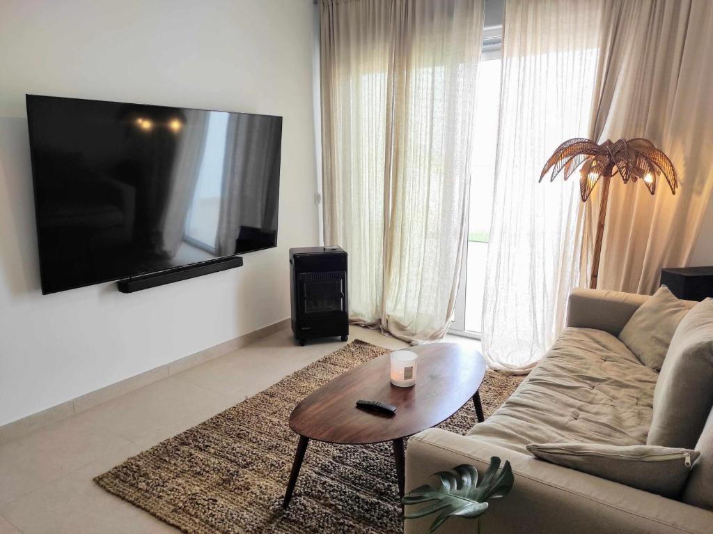 A television and/or entertainment centre at Precioso ático en edificio Nuevo Juzgado