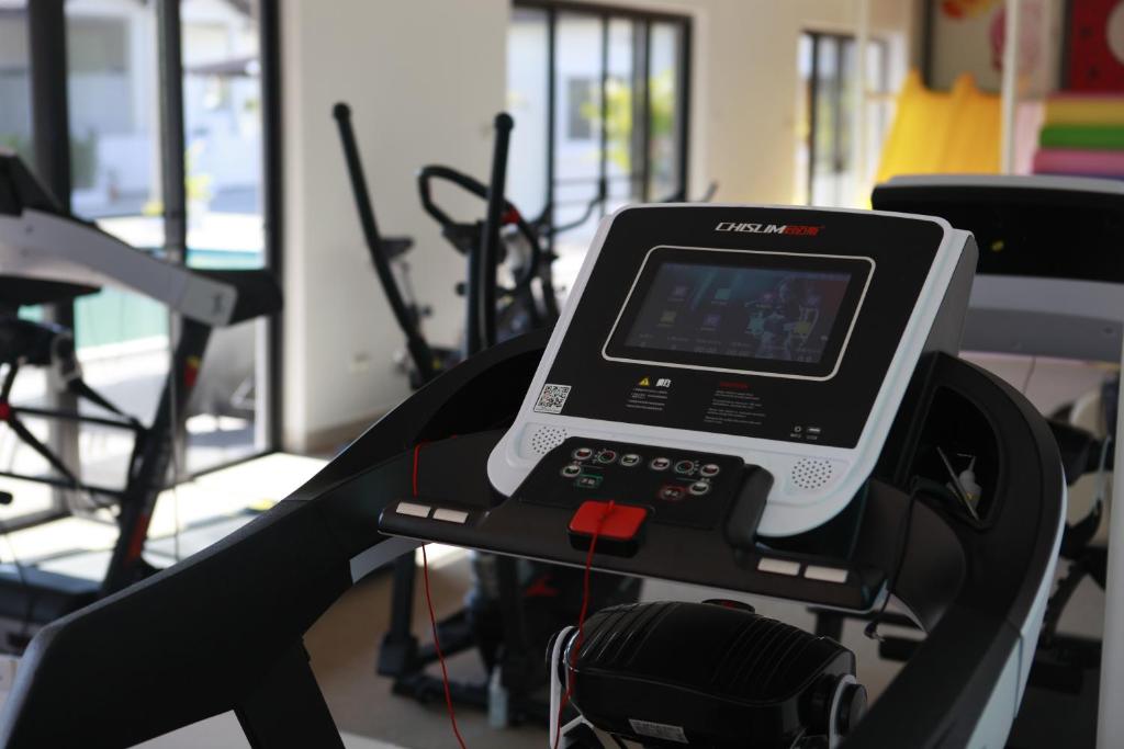 Fitness centrum a/nebo fitness zařízení v ubytování KK Garden 小院